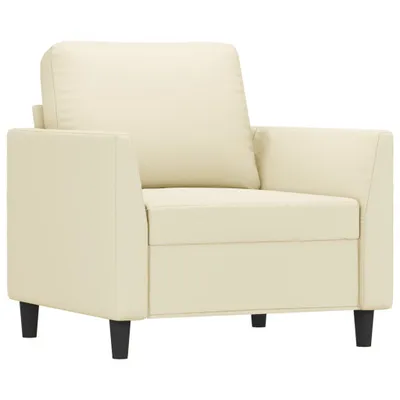 Produktbild von Sessel Creme 60 cm Kunstleder