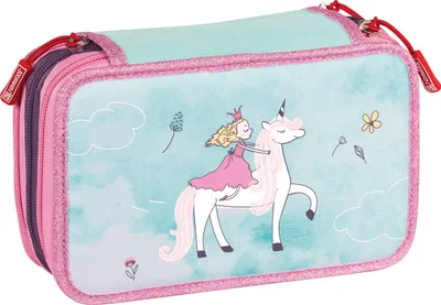 Produktbild von BRUNNEN 1049121842 - Schüler-Etui 3 Reißverschlüsse Princess