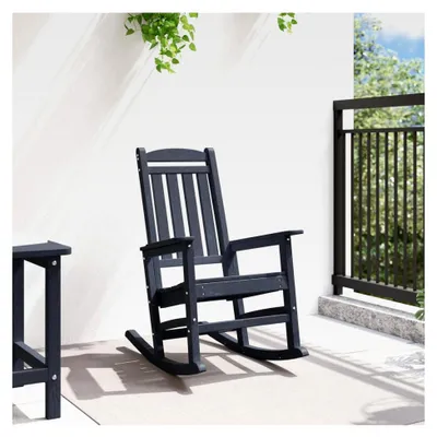 Produktbild von Garten Schaukelstuhl Marineblau 70x92x108 cm