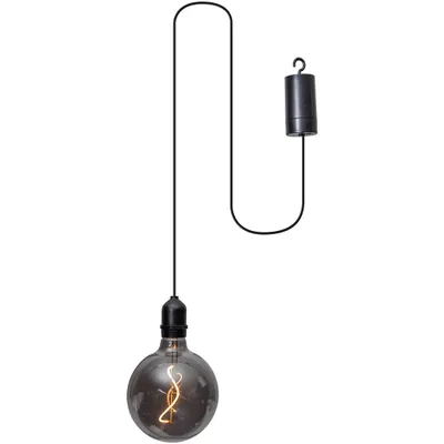 Produktbild von Eglo 900209 VIGNANELLO LED Außen-Hängeleuchte 0,06W Ø125mm Schwarz-Transparent Warmweiss IP44