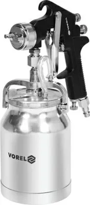 VOREL HVLP Lackspritzpistole 1000 ml, Unterbecher, 1,8 mm Düse