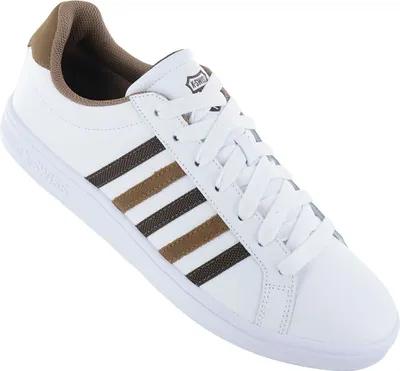 Produktbild von K-Swiss Court Tiebreak - Herren Sneakers Schuhe Leder Weiß 07011-919-M , EU 40