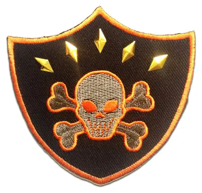 Produktbild von Totenkopf Biker - Aufnäher, Bügelbild, Aufbügler, Applikationen, Patches, Flicken, Zum Aufbügeln, Größe: 8.7 x 8.5 cm