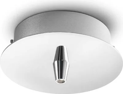 Obrázek produktu pro Baldachin Rosone Metallo 1 Luce Chrom