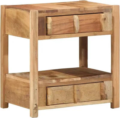 Obrázek produktu pro Odkládací stolek Hnědá 43 x 32 x 46 cm Masivní obnovované dřevo