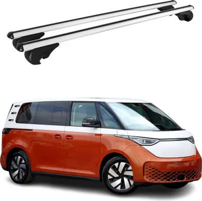 Obrázek produktu pro Základní střešní nosič pro VW ID. BUZZ 2022-2025 75kg hliník stříbrný 2 ks