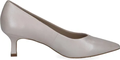 Produktbild von Caprice Damen Pumps aus Leder mit spitzer Form und Stiletto Absatz 9-22401-46, Größe:38.5 EU, Farbe:Weiß