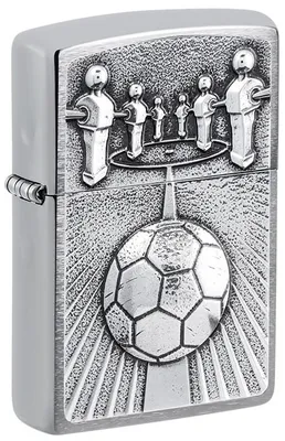 Produktbild von Zippo Benzin-Feuerzeug chrom gebürstet "Kicker" 3D 2007885, unbefüllt