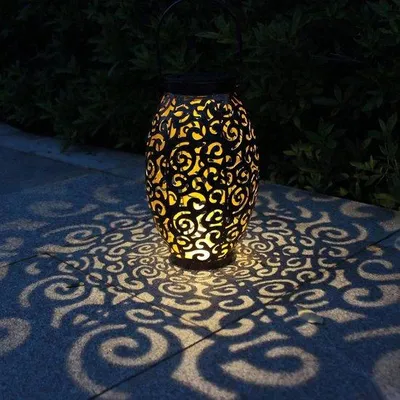 Image de Éclairage solaire de jardin avec poignée, pour l'extérieur