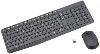 Immagine prodotto di Logitech Mk235 Kit Mouse E Tastiera Wireless Wifi Layout Fr Azerty Francese