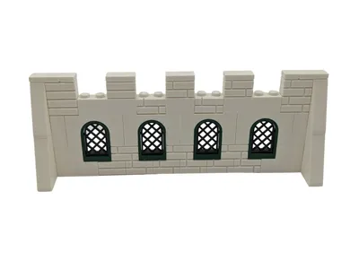 Image de LEGO® MOC Fenêtre médiévale Mur Chevalier Château Blanc NOUVEAU  Quantité 54x