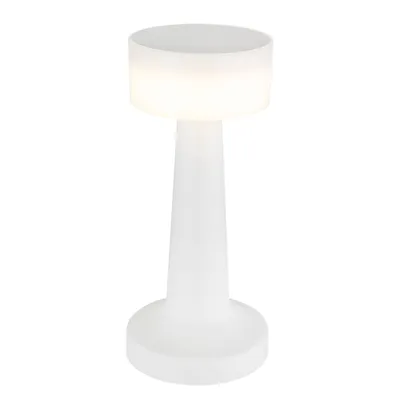 Immagine prodotto di Globo Angelika LED lampada da tavolo 1W CCT bianco opaco, plastica Ø9cm 58447W