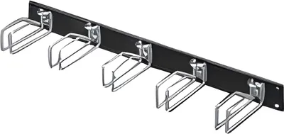 Produktbild von Rittal DK - Kabelführungsplatte für Schaltschrank - RAL 9005 - 1U - 48.3 cm (19")