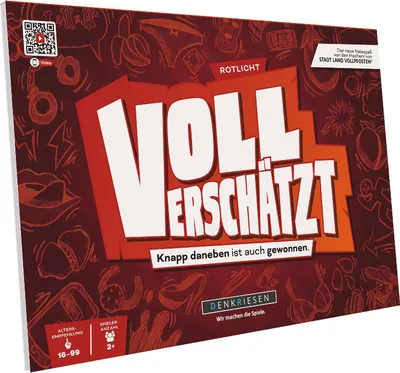 Produktbild von DENKRIESEN - VOLL VERSCHÄTZT! Rotlicht Edition - "Knapp daneben ist auch gewonnen."