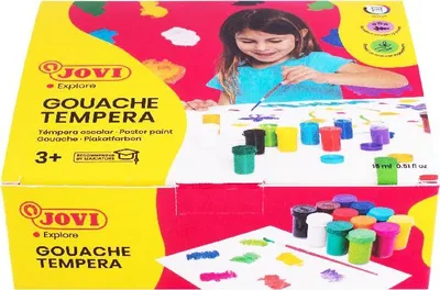 Immagine prodotto di Colori a tempera JOVI 12x15ml in tazza