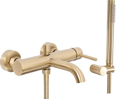Produktbild von REA Wannenarmatur Lungo Brush Gold