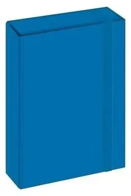 Produktbild von A4-Mappe mit Gummiband TO Box, blau – INTERDRUK