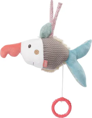Produktbild von Maskottchen Fischsäge mit Spieluhr 24 cm für Kinder