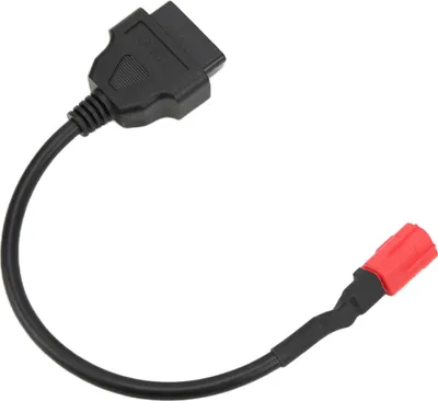 Image de Connecteur de câble OBD professionnel 16 broches à 6 broches Adaptateur de scanner de diagnostic pour les motos