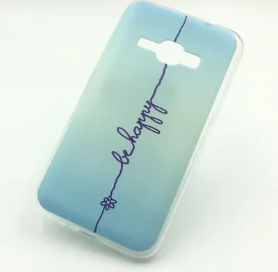 Produktbild von Handyhülle Schutzhülle für Samsung Galaxy J1 (2016) Case Cover Bumper Etuis Silikon Blau