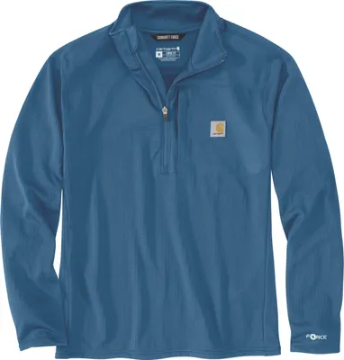 Produktbild von Carhartt Herren Sweatshirt Mock Neck Half-Zip T-Shirt | 106423, Farbe:dark horizon blue, Größe:XL
