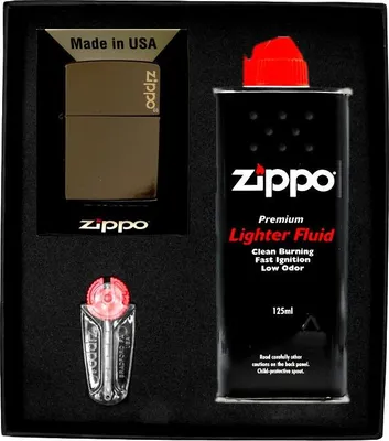Obrázek produktu pro Sada zapalovačů ZIPPO BROWN MATTE LOGO dárek No1