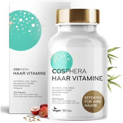 Zdjęcie produktu dla Cosphera Hair Vitamin 120 kapsułek