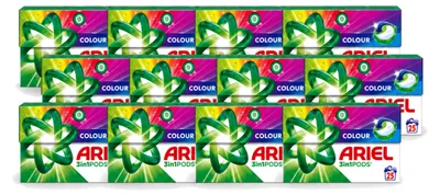 Produktbild von 12 x Ariel 3in1 Pods Color - Buntwaschmittel - 500 g - Vorteilspackung - 12 Stücke