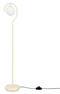 Image de Lampadaire - E27 - 30 x 30 x 160 cm - Beige