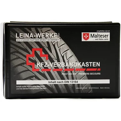 Produktbild von KFZ Verbandkasten Leina schwarz