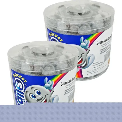 Produktbild von Rocket Balls Salmiak Kugeln 200 Stk. in der Dose (2er Pack)