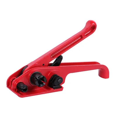 Produktbild von Manueller Polyband-Spanner und Cutter, Wickelvorrichtung für 1/2" - 3/4" breite Polyester-und Polypropylenbänder, für effizientes Binden und Straffen