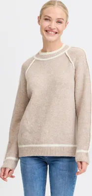 Produktbild von b.young BYNINNA Damen Strickpullover Feinstrick Pullover loose fit