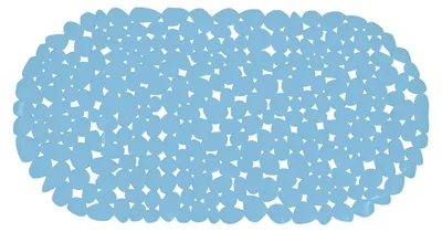 Produktbild von MSV 140879, Blau, Einfarbig, Oval, Polyvinylchlorid (PVC), 35 x 68 cm