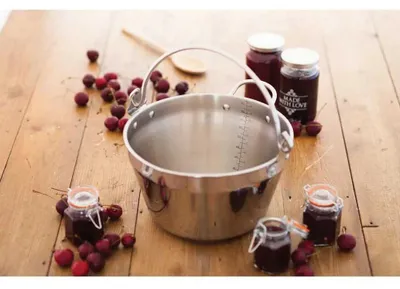 Produktbild von KitchenCraft Stahl Marmeladentopf Stahltopf zum Kochen von Marmelade Induktion 4.5 Liter