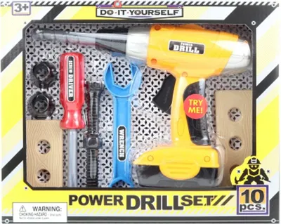 Produktbild von Werkzeugsatz mit Bohrmaschine