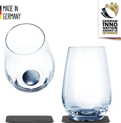 Produktbild von Silwy S040-1304-2, Lowball-Glas, 400 ml, Glas, Transparent, 2 Stück(e), 90 mm
