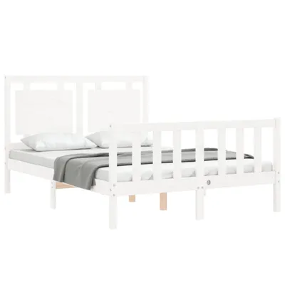 Zdjęcie produktu dla VidaXL 3192137, Biały, 125,5 cm, 195,5 cm, 100 cm, 1200 x 1900 mm, 21 cm