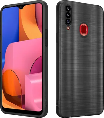 Immagine prodotto di Cadorabo cover per Samsung Galaxy A20s cover protettiva in nero copertura del telefono cellulare TPU custodia in silicone caso