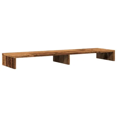 Obrázek produktu pro vidaXL Stojan na monitory vzhled starého dřeva 100x27x10 cm materiál na bázi dřeva