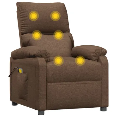Produktbild von Massagesessel Braun Stoff
