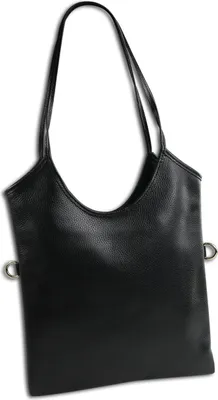 Immagine prodotto di Toscanto borsa a tracolla da donna in pelle nera OTTM112US