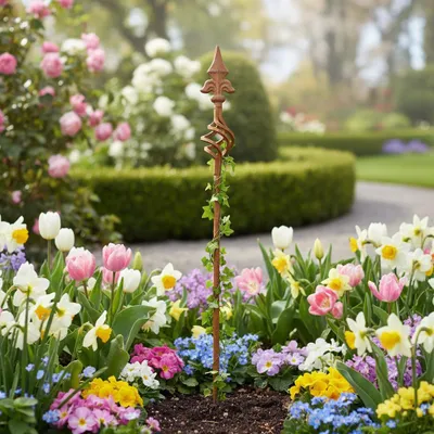 Produktbild von Rankstab Dekoration Metall für Kletterpflanzen und Gartenbeete