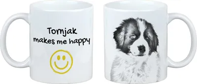 Zdjęcie produktu dla Tornjak, bośniaco-hercegowińska rasa psa pasterskiego - kubek z motywem psa, wesoły kubek dla miłośników psów, spersonalizowany produkt marki Art-Dog