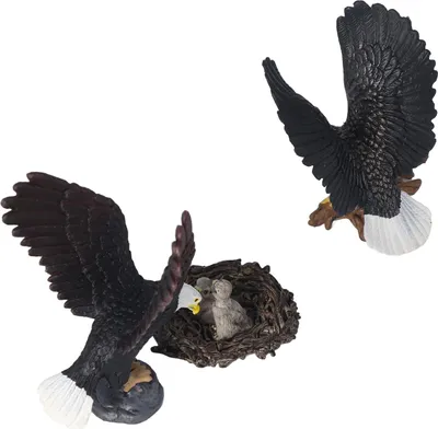Produktbild von Simulierte Adlerfigur, niedliche lebensechte realistische Vogelfiguren, Vögel, Tierfiguren, Spielzeug für Kinder, Lernspielzeug
