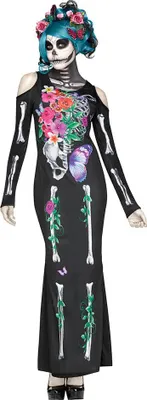 Produktbild von Beautiful Bones Damen Halloween Kostüm Damen Größe: S/M