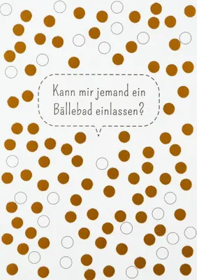 Produktbild von Kleine Botschaft Postkarte "Kann mir jemand"