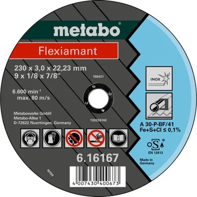 Zdjęcie produktu dla Metabo Flexiamant 180x3,0x22,2 Inox, 616299000