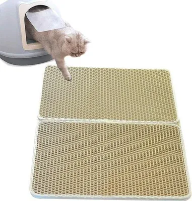 Productafbeelding van Famanu kattenbakmat, 58 x 75 cm - opvouwbaar en waterdicht - van hoge kwaliteit