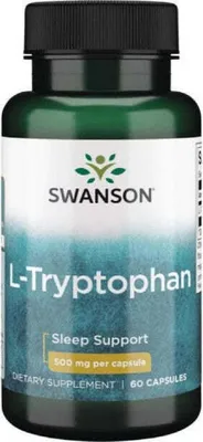 Produktbild von L-Tryptophan 500 mg 60 Kapseln Swanson Health Products